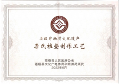 喜報(bào)！恭賀李氏椎墊成功申請(qǐng)非物質(zhì)文化遺產(chǎn)