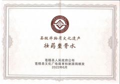 喜報(bào)！壯藥正骨水制作技藝榮獲縣級(jí)非物質(zhì)文化遺產(chǎn)項(xiàng)目
